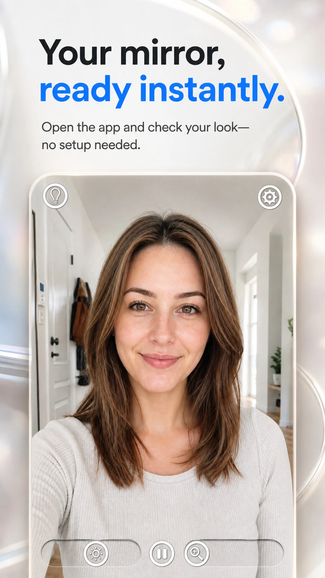 Mirror: Zoom, Light & Makeup screenshot