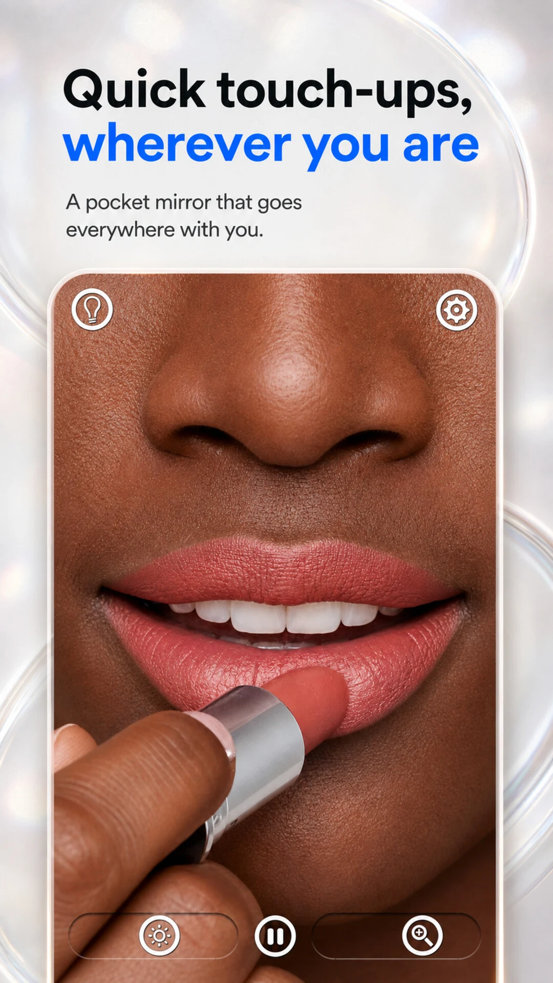 Mirror: Zoom, Light & Makeup screenshot
